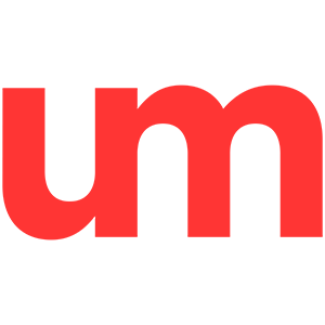 UM logo in red